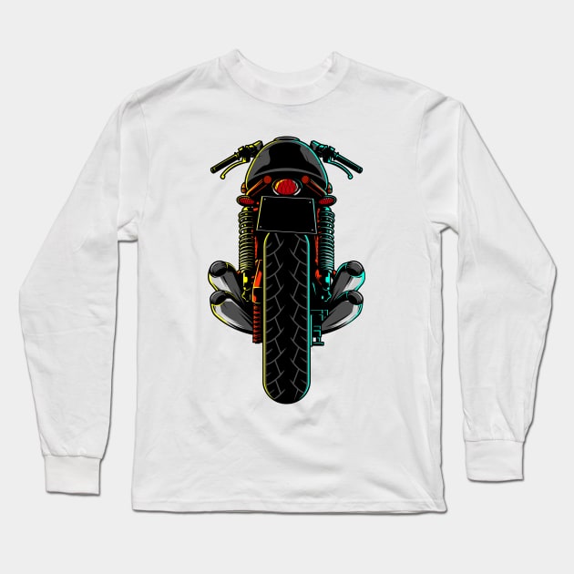 Big Bike Long Sleeve T-Shirt by Sailence